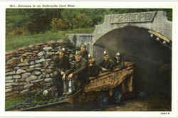 Entrance To An Anthracite Coal Mine Postcard