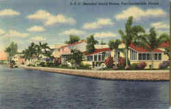 Beautiful Island Homes Postcard