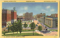 Memorial Square Nashville, TN Postcard Postcard