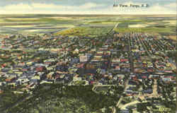 Air View Fargo, ND Postcard Postcard