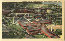 Rossford Plant Of Libbey Owens Ford Glass Company Postcard
