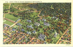 Aerial View Of Lehigh University Bethlehem, PA Postcard Postcard