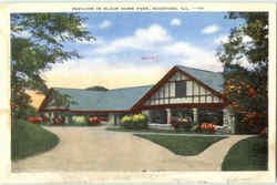 Pavilion In Black Hawk Park Rockford, IL Postcard Postcard