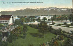 Snow Capped Mountains From Oak Knoll Postcard