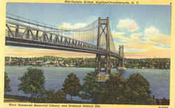 Mid-Hudson Bridge Poughkeepsie, NY Postcard Postcard