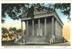 Gymnasium Of University Of South Carolina Postcard