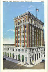 Bank Of Italy Building Fresno, CA Postcard Postcard