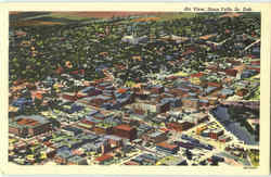 Air View Sioux Falls, SD Postcard Postcard