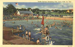 Dark Springs Swimming Pools Postcard