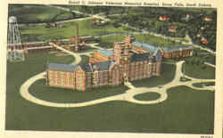 Royal C. Johnson Veterans Memorial Hospital Sioux Falls, SD Postcard Postcard