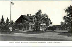 Ranger Station Crandon, WI Postcard Postcard