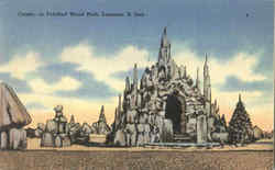 Castle In Petrified Wood Park , Lemmon's Park Postcard
