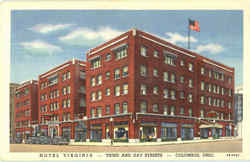 Hotel Virginia, Third And Gay Streets Postcard