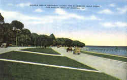 Double Beach Driveway Biloxi, MS Postcard Postcard