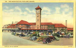 The Union Station Portland, OR Postcard Postcard
