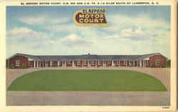 El Reposo Motor Court, U. S. 301 and U. S. 74 Lumberton, NC Postcard Postcard