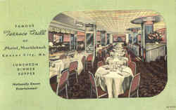 Famous Terrace Grill Of Hotel Muehlebach Postcard