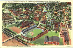 Aerial View Of University Of Pennsylvania Postcard