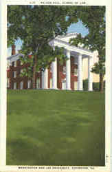 Tucker Hall School Of Law, Washington And Lee University Lexington, VA Postcard Postcard