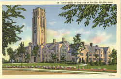 University Of The City Of Toledo Ohio Postcard Postcard