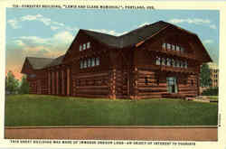Forestry Building Portland, OR Postcard Postcard