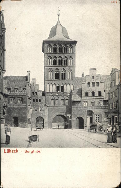 Lubeck, Burgthor Germany