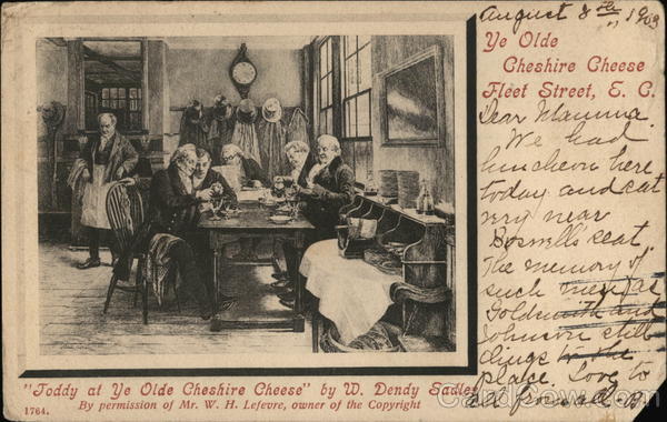 Ye Olde Cheshire Cheese London England