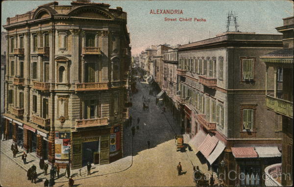 Street Cherif Pacha Alexandria Egypt Africa