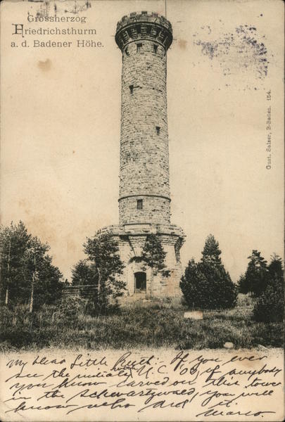 Friedrichsturm auf der Badener Höhe Germany