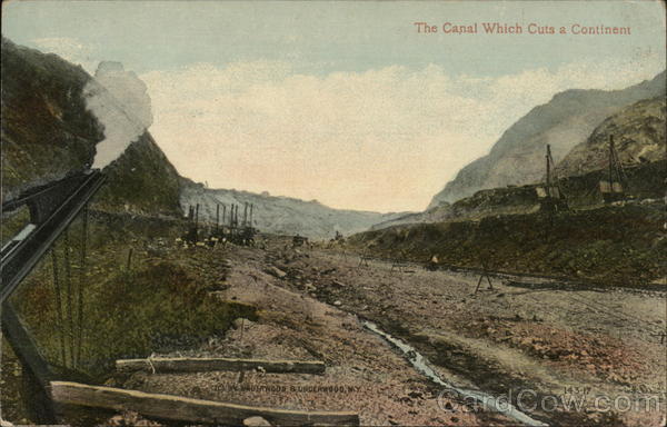 The canal which cuts a continent Panama