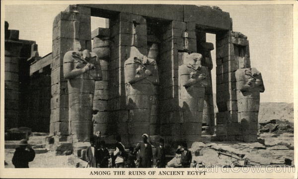 Among the ruins of Ancient Egypt Africa
