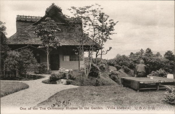One of the Tea Ceremony Houses in the Garden (Villa Inabata) Kyoto Japan
