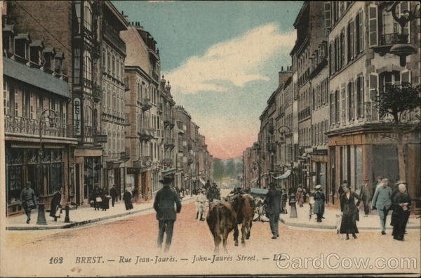 Rue Jean-Jaures Brest France