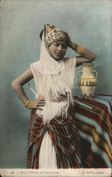 Young woman from Constantine Algeria Africa
