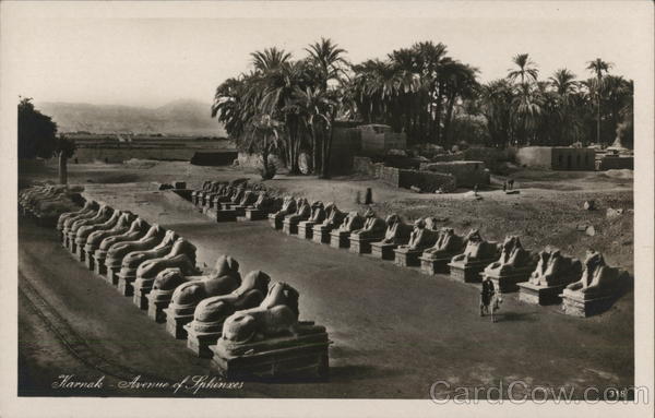 Avenue of Sphinxes, Karnak Luxor Egypt Africa