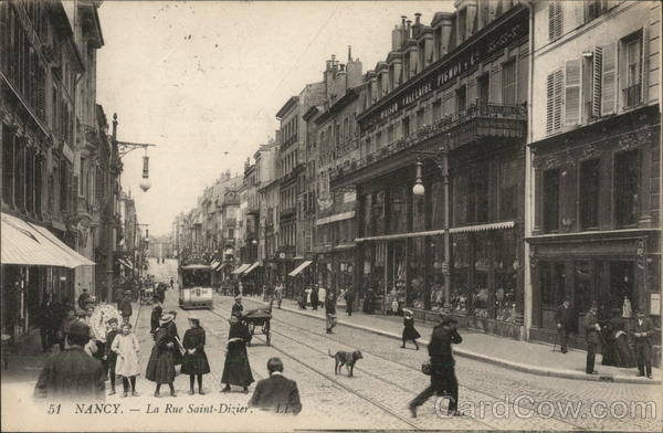 La Rue Saint-Dizier Nancy, France