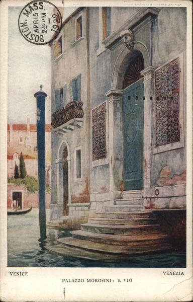 Palazzo Morosini, S. Vio Venice Italy
