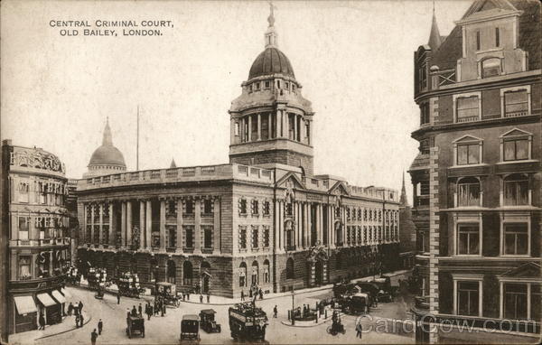 Central Criminal Court - Old Bailey London England