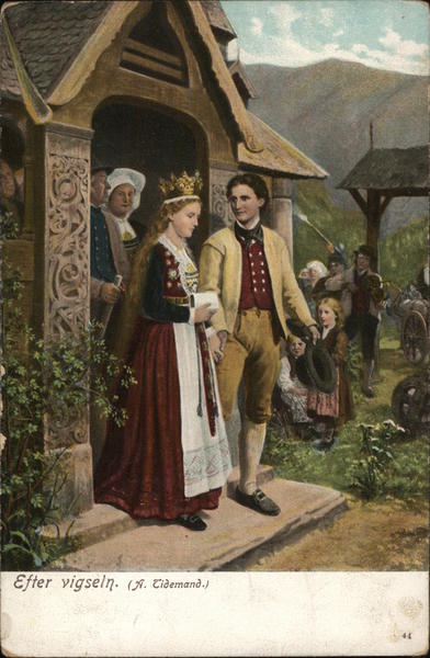 After the Wedding, by A. Tidemand Norway