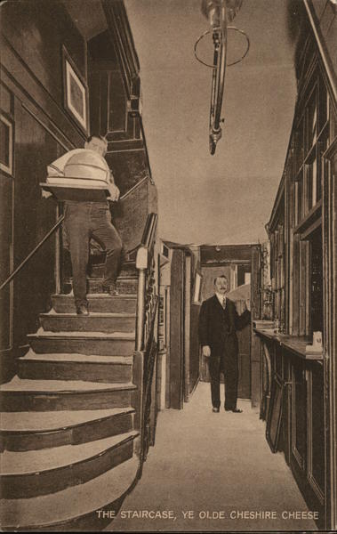 Ye Olde Cheshire Cheese - The Staircase London England