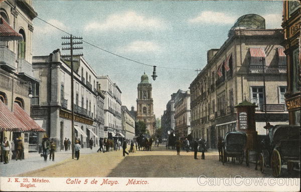 La Calle del Cinco de Mayo Mexico City