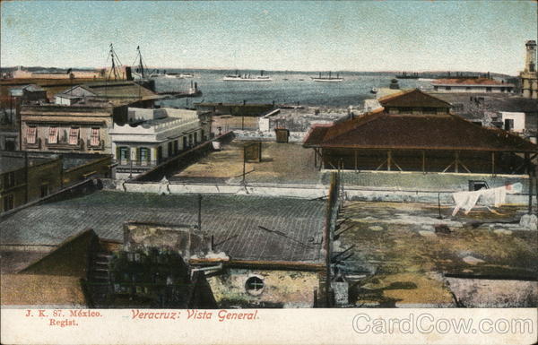 General View of Town Veracruz Mexico