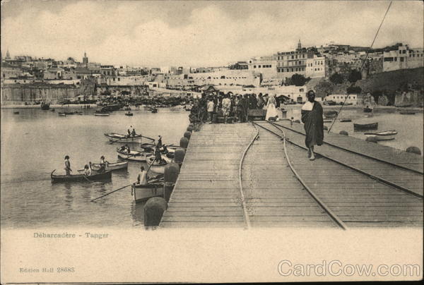 Landing stage Tangier Morocco Africa
