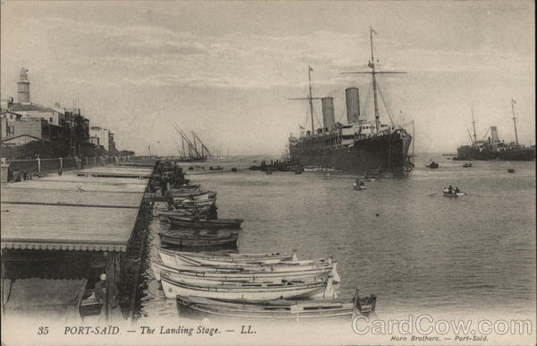 Landing Stage Port Said Egypt Africa