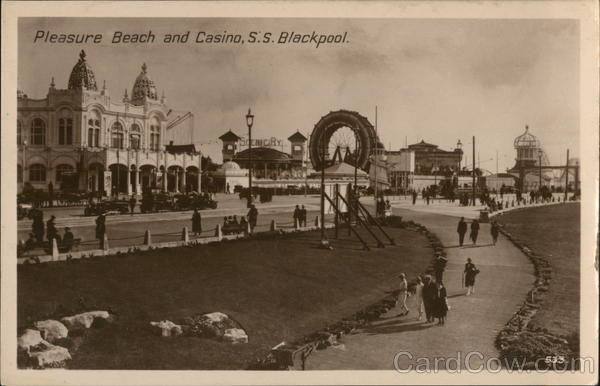 Pleasure Beach and Casino Blackpool England Lancashire