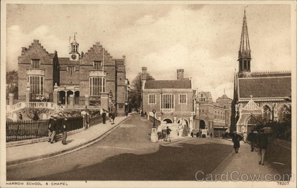 Harrow School & Chapel England