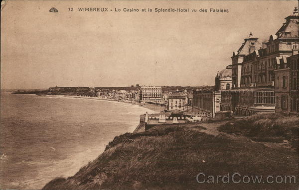 Le Casino et la Splendid-Hoteel vu des Falases Wimereaux France