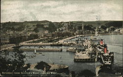 View from Skipper's Wood, Looking West Rothesay, Scotland Postcard Postcard