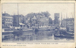 Walled Moat - East Side Utrecht, Netherlands Benelux Countries Postcard Postcard