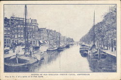 Prince Canal Amsterdam, Netherlands Benelux Countries Postcard Postcard